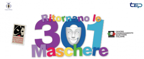 manifestazione maschere italiane a Parma 2022