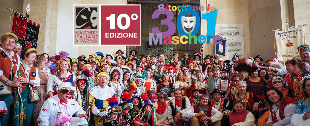 decima edizione maschere italiane a Parma